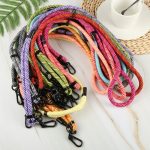 8mm Twill Textur Einstellbare Telefon Anti-verloren Halskette Nylon Crossbody Lanyard – Bild 7