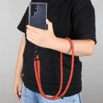8mm Twill Textur Einstellbare Telefon Anti-verloren Halskette Nylon Crossbody Lanyard – Bild 8