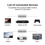 HDTV-Verlängerungskabel (Stecker auf Buchse) mit Ohrschraubenlöchern, Länge: 0,5 m, Positive Elbow, Reverse Elbow, Left Elbow, Right Elbow – Bild 3