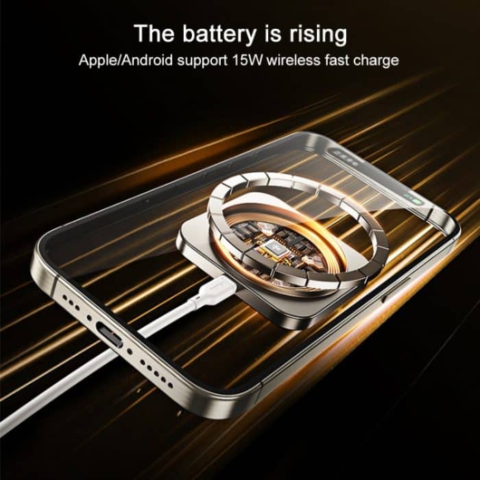 Momax Cm32 Q2 Mag Mount Metall magnetische kabellose Schnelllade-Autohalterung – Bild 2