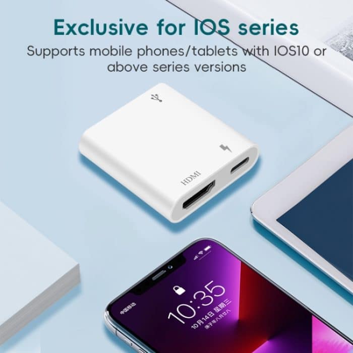 XM006 1080P iOS10.0 HDMI-Handy-AV-Adapter – Bild 4