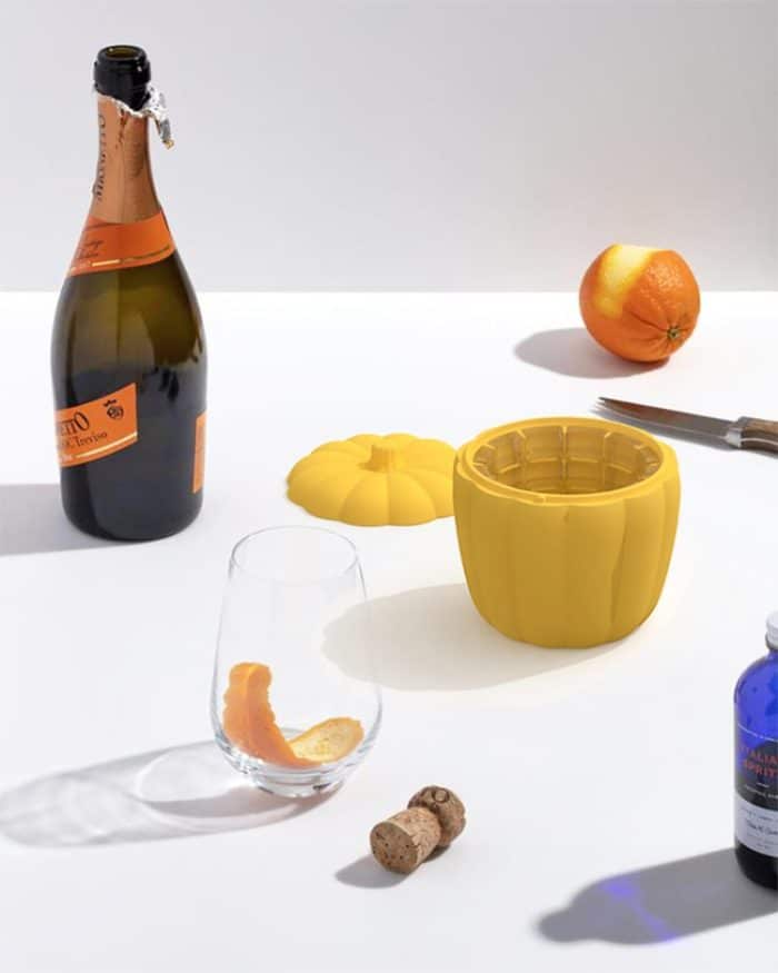 Silikon-Kürbis-Doppel-Eis-Eimer mit Deckel – Bild 5