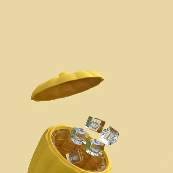 Silikon-Kürbis-Doppel-Eis-Eimer mit Deckel – Bild 6