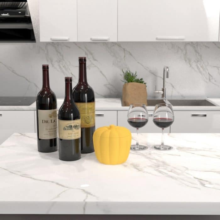 Silikon-Kürbis-Doppel-Eis-Eimer mit Deckel – Bild 7