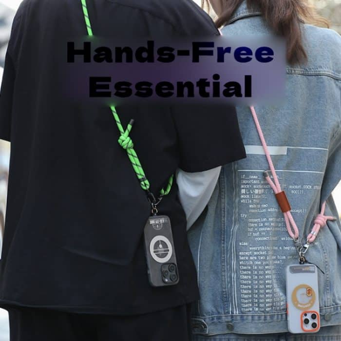 ROCK Multifunktionales, leuchtendes Handy-Umhängeband, Handgelenk-Lanyard – Bild 2