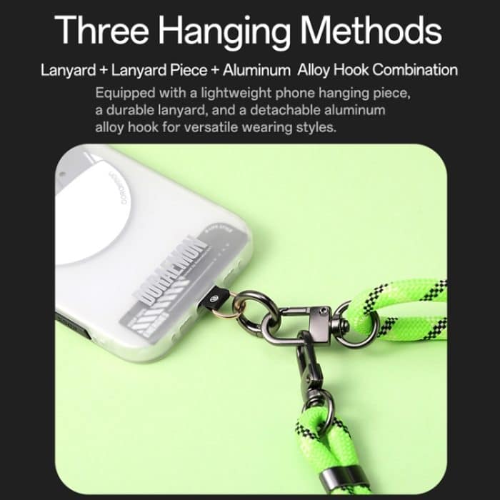 ROCK Multifunktionales, leuchtendes Handy-Umhängeband, Handgelenk-Lanyard – Bild 4