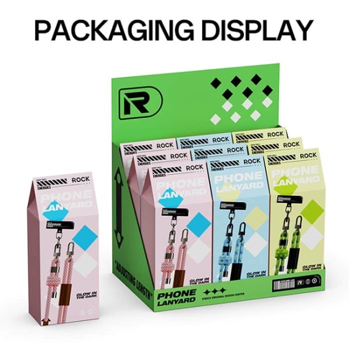 ROCK Multifunktionales, leuchtendes Handy-Umhängeband, Handgelenk-Lanyard – Bild 8