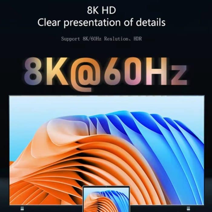 8K 60Hz HDTV zu HDTV Side Bend Magnetischer Konverter – Bild 4