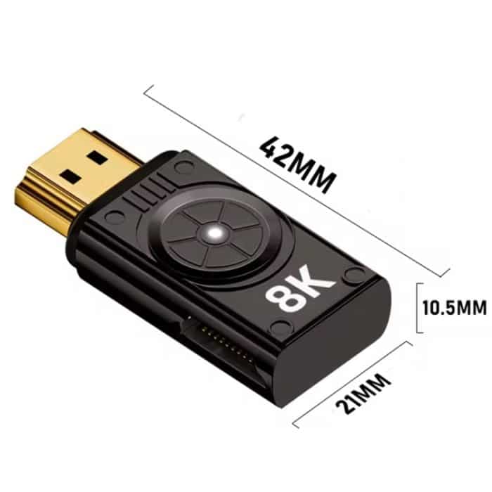 8K 60Hz HDTV zu HDTV Side Bend Magnetischer Konverter – Bild 7