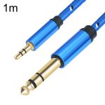 3662-3662BK Stereo-Verstärker-Audiokabel, 3,5 mm Stecker auf 6,35 mm Stecker, 1m, 2m, 3m