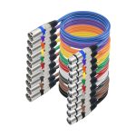 10 Stück/Set XLR 3-poliges Audiokabel, Stecker auf Buchse, Länge: 1 m.