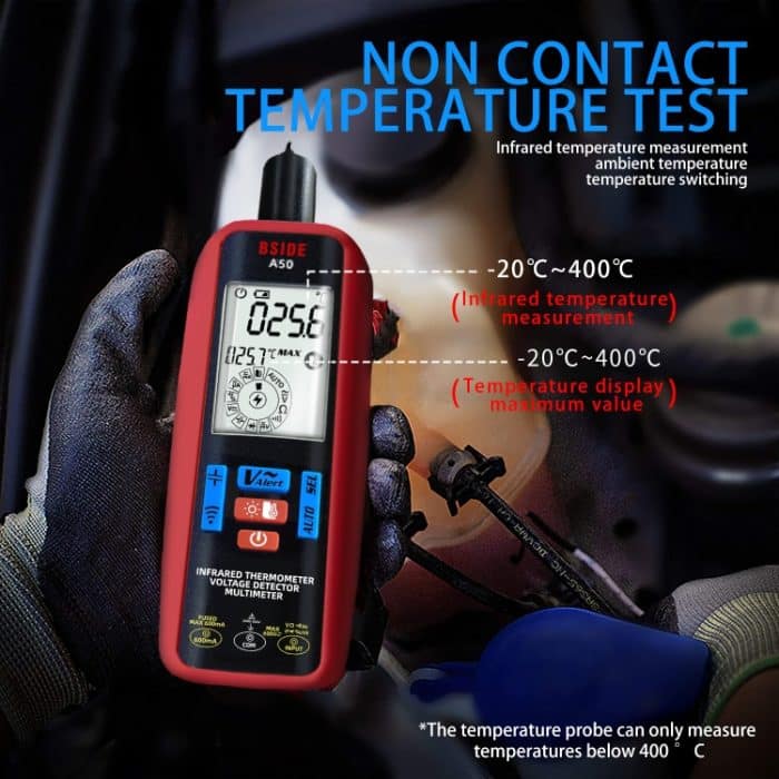 BSIDE A50 Infrarot-Temperaturtest-Digitalmultimeter – Bild 11