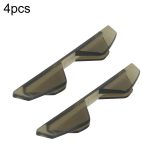 3R 3R-2107 Autotür Antikollisionsgummistreifen Unsichtbarer Schutz Anti-Kratz-Aufkleber, 3R-2107 (Transparent Black), 3R-2107 (Transparent)