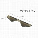 3R 3R-2107 Autotür Antikollisionsgummistreifen Unsichtbarer Schutz Anti-Kratz-Aufkleber, 3R-2107 (Transparent Black), 3R-2107 (Transparent) – Bild 2