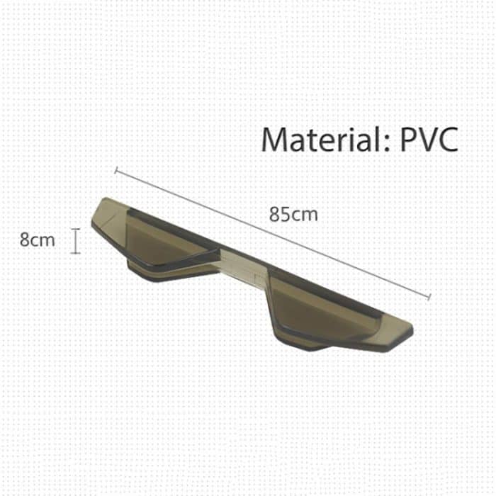 3R 3R-2107 Autotür Antikollisionsgummistreifen Unsichtbarer Schutz Anti-Kratz-Aufkleber, 3R-2107 (Transparent Black), 3R-2107 (Transparent) – Bild 2