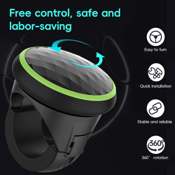 3R 3R-2253 Auto-Lenkrad-Booster-Ball Auto-Lenkrad-Power-Booster, 3R-2253 (Black), 3R-2253 (Black Green), 3R-2253 (Black Purple) – Bild 3