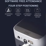 Realand F100 4,3 Zoll kapazitives Touchscreen-Fingerabdruck-Karten-Anwesenheitsgerät – Bild 6