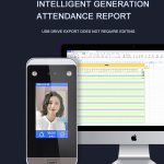 Realand F100 4,3 Zoll kapazitives Touchscreen-Fingerabdruck-Karten-Anwesenheitsgerät – Bild 7