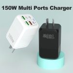 150 W 3 x USB + 3 x USB-C / Typ-C Multi-Port-Schnellladegerät, EU Plug, US Plug, UK Plug, AU Plug – Bild 2