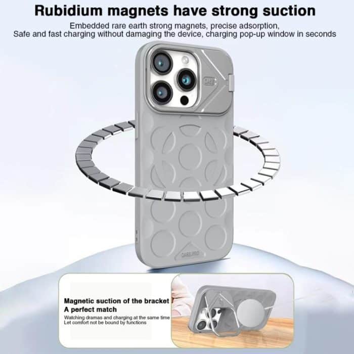 Lens Frame Holder MagSafe PC Hybrid TPU Phone Case, For iPhone 15 Pro Max, For iPhone 15 Pro, For iPhone 15 Plus, For iPhone 15 – Bild 4