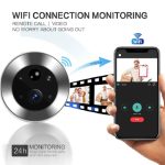SY-36 4,3-Zoll-Farbbildschirm Graffiti versteckt 1080P WiFi Smart Cat Eye Video Türklingel, SY-36 – Bild 4