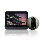 SY-37 4,3-Zoll-Farbbildschirm Graffiti versteckt 1080P WiFi Smart Cat Eye Video Türklingel, SY-37