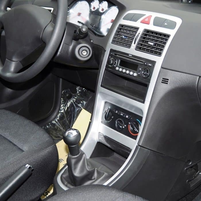 Für Peugeot 207/307/CC30 Auto 5 Gang Schalthebel Handball Leder Schaltknauf mit Staubschutzabdeckung – Bild 5