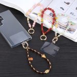 Handy Anti-Verlust Glücksbringer Perlenkette Kurzes Schlüsselband – Bild 2