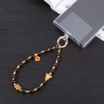 Handy Anti-Verlust Glücksbringer Perlenkette Kurzes Schlüsselband – Bild 4