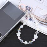 Handy Anti-Verlust Strass Perlenkette Kurzes Schlüsselband