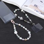 Handy Anti-Verlust Strass Perlenkette Kurzes Schlüsselband – Bild 2