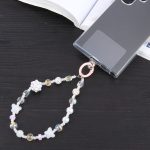 Handy Anti-Verlust Strass Perlenkette Kurzes Schlüsselband – Bild 3