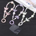 Handy Anti-Verlust Leuchtperlenkette Kurzes Schlüsselband – Bild 3