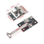 Vans / RVs / Trucks 4 Zoll Edelstahl Türhaken mit Schrauben, 1pc – Bild 4