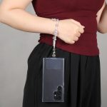 Handy Anti-Verlust Kristall Schmetterling Perlen Kurzes Schlüsselband – Bild 5