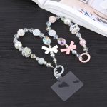 Handy Anti-Verlust Bowknot Diamond Ball Kurzes Schlüsselband – Bild 2
