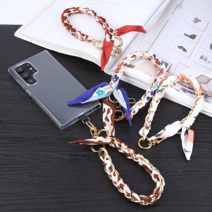 Handy Anti-Verlust Seidenschal Kurzes Schlüsselband – Bild 4