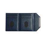 Kartentasche in Volltonfarbe mit Metallschnalle – Bild 4