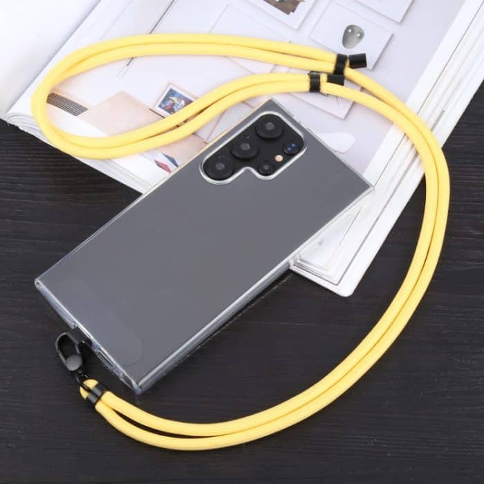 6mm schwarze Schnalle verstellbares Handy Anti-Verlust langes Lanyard – Bild 3