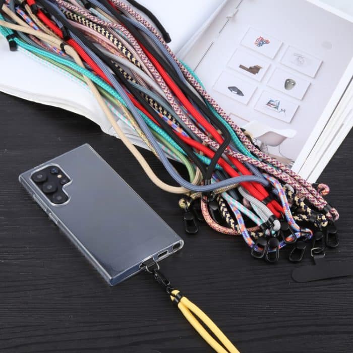 6mm schwarze Schnalle verstellbares Handy Anti-Verlust langes Lanyard – Bild 4