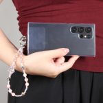 Kurzes Schlüsselband mit Perlenkette und Krone und Herz – Bild 5