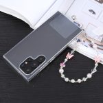 Kurzes Schlüsselband mit Schmetterlingsperlenkette gegen Verlust des Telefons