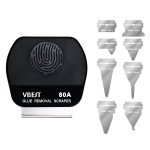 BEST VBST-80A 8 in 1 Edelstahl Mehrzweck Magnetischer doppelseitiger Kleberentfernungsschabersatz