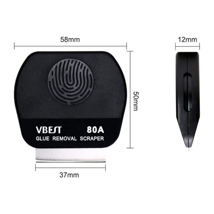 BEST VBST-80A 8 in 1 Edelstahl Mehrzweck Magnetischer doppelseitiger Kleberentfernungsschabersatz – Bild 2