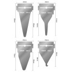 BEST VBST-80A 8 in 1 Edelstahl Mehrzweck Magnetischer doppelseitiger Kleberentfernungsschabersatz – Bild 4