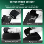 BEST VBST-80A 8 in 1 Edelstahl Mehrzweck Magnetischer doppelseitiger Kleberentfernungsschabersatz – Bild 9