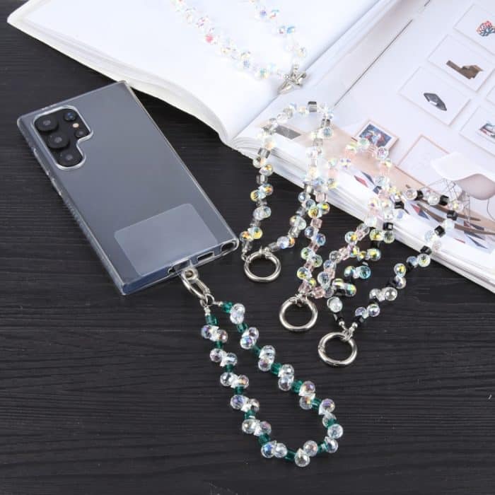 Bunte Kristallperlenkette Anti-Verlust-Telefon-Kurzband – Bild 3