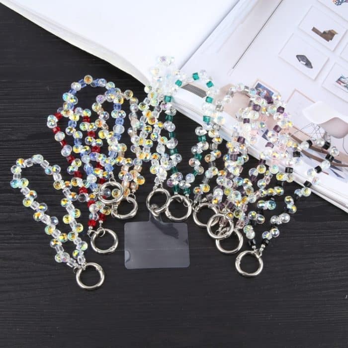 Bunte Kristallperlenkette Anti-Verlust-Telefon-Kurzband – Bild 4