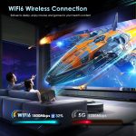 Y6S 4K Android 12.0 Tragbarer Heim-HD-Mini-WLAN-Projektor, US Plug, EU Plug, UK Plug, AU Plug – Bild 7