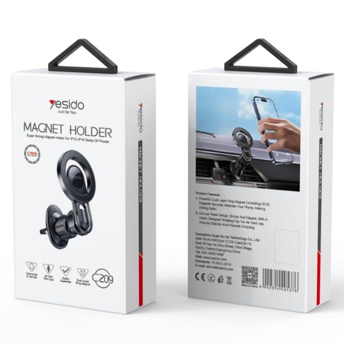 Yesido C209 MagSafe Magnetische Lüftungshalterung fürs Auto – Bild 9